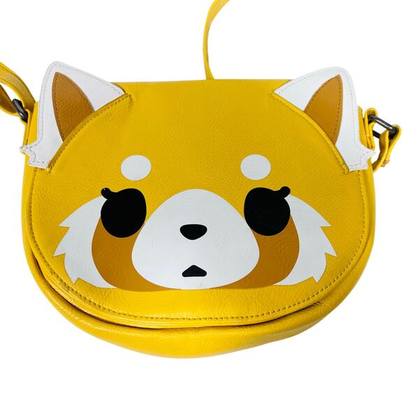 Loungefly Aggretsuko Aggressive Retsuko Purse Bag Crossbody Double Sided Face - Picture 2 of 7